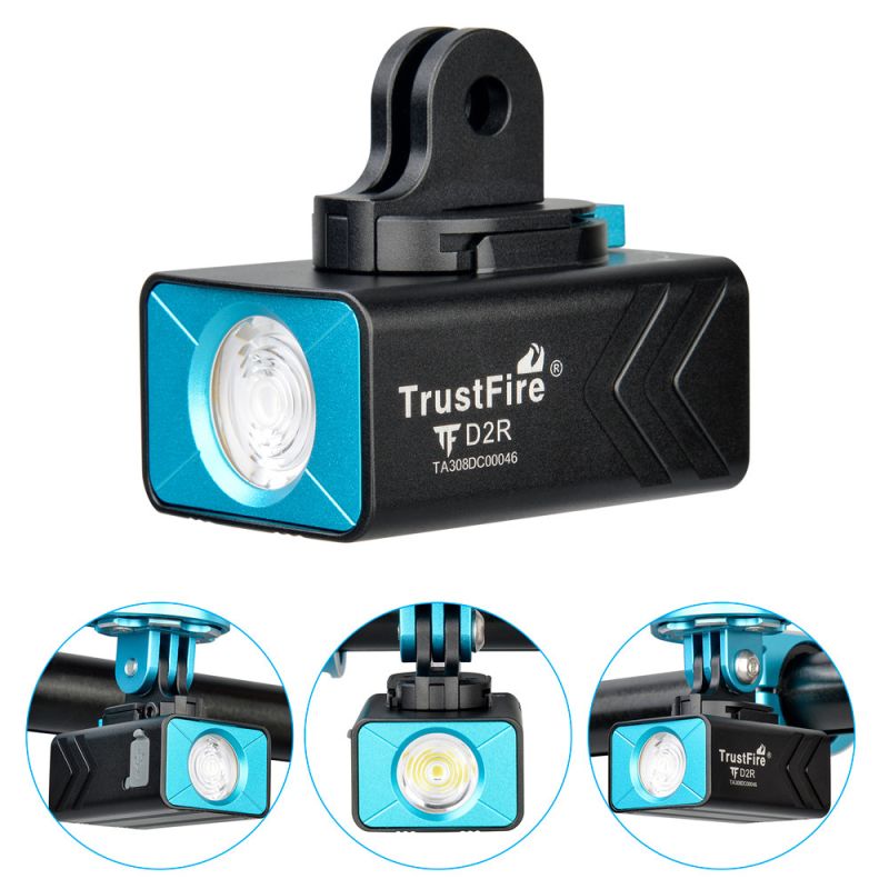 TrustFire D2R Bicycle Light 450LM Waterproof Front Light Type-C Rechargeable Cycling Lamp for Safety and Visibility