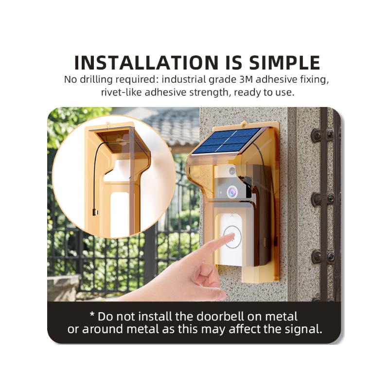 U9 Wireless Video Doorbell Video Intercom Surveillance Camera WIFI Visual Doorbell Camera Two-way Intercom