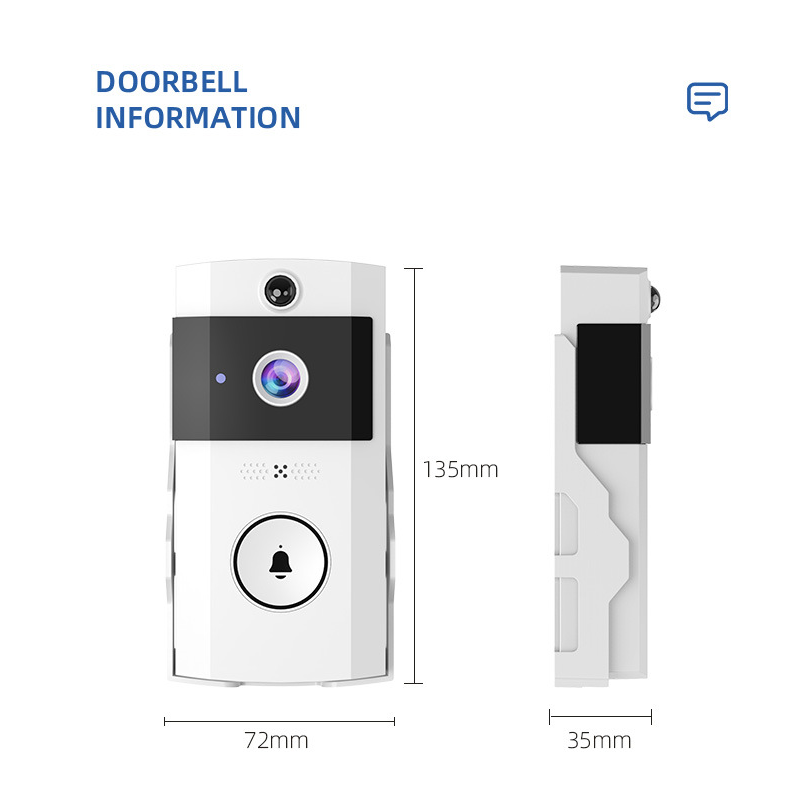 U9 Wireless Video Doorbell Video Intercom Surveillance Camera WIFI Visual Doorbell Camera Two-way Intercom