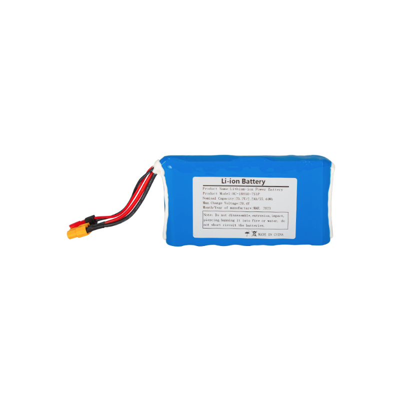 Lightweight 25.2V 5C Battery Pack for Skateboards High-Performance 18650 Li-Ion Long-Lasting with Safety Features