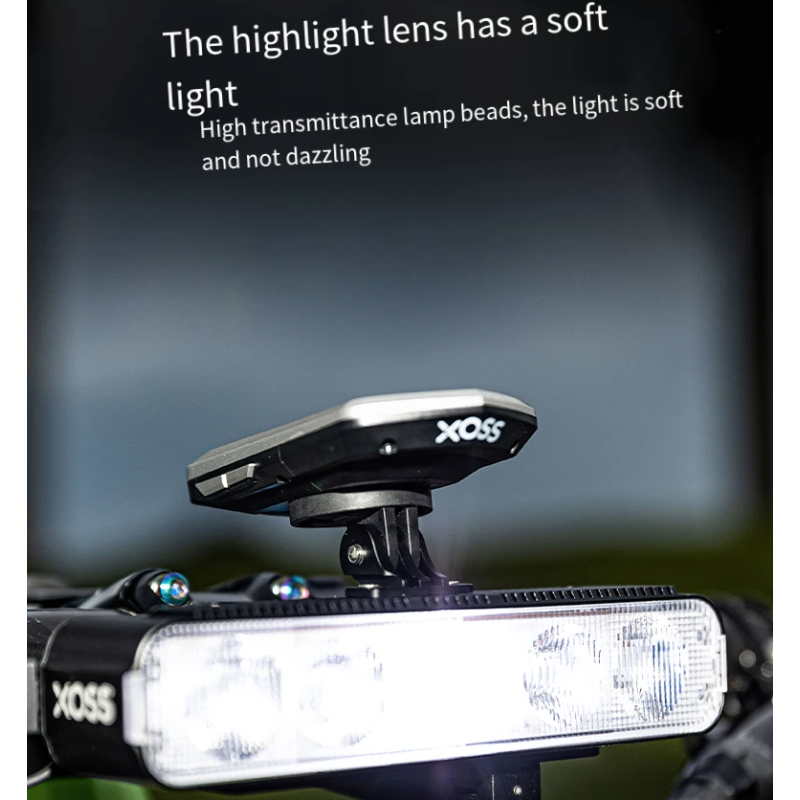 XOSS XL3000 Bike Light 3000 Lumens Waterproof Rechargeable Headlight for Night Rides Cycling Safety
