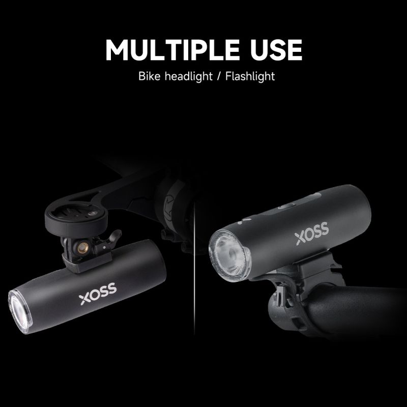 XOSS Bike Light Headlight 800Lm Waterproof USB Rechargeable MTB Front Lamp Outdoor Cycling Accessories