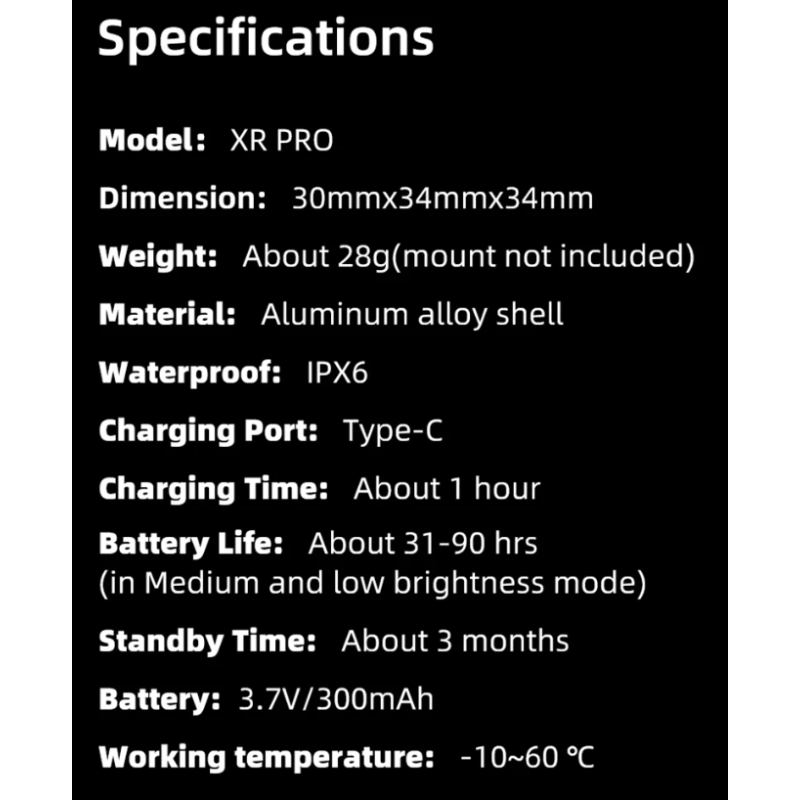 XOSS XR Pro Smart Rear Light Bicycle Safety with Automatic Brake Detection USB Charging Waterproof Design