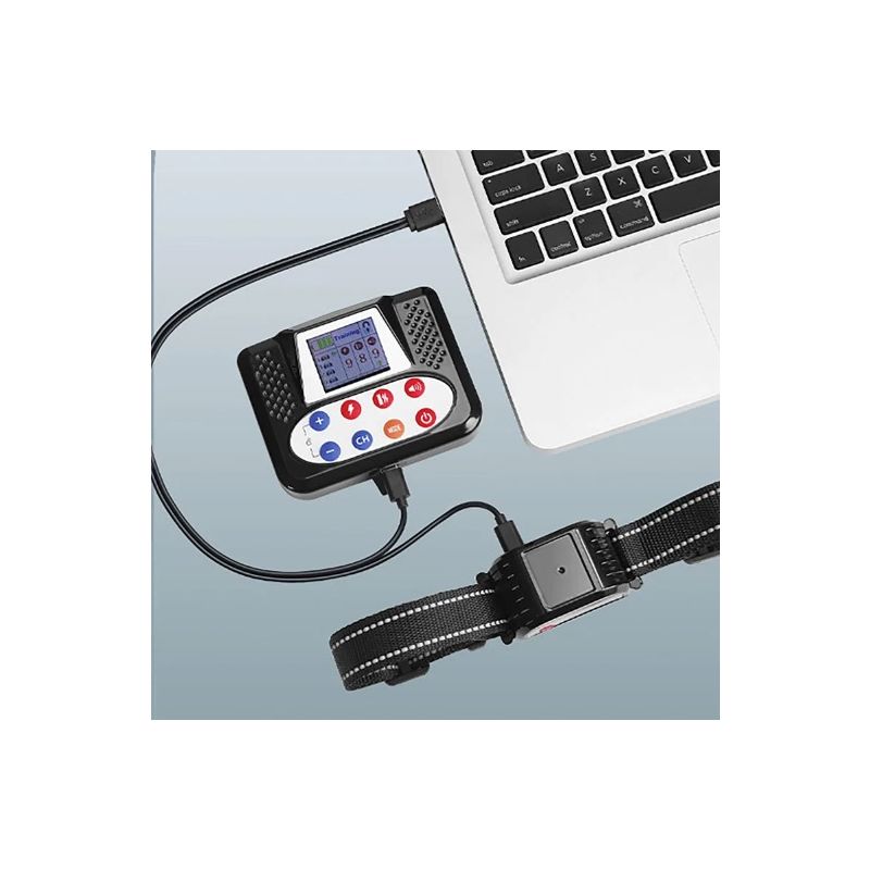 Pet Wireless Electronic Fence Smart Dog Training Device Two-in-One Ergonomic Anti-Barking Collar 2025