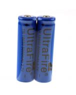 Ultrafire tr 5000mAh 3.7V 18650 bateria recarregável li-ion (1 par)