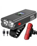 Bicycle Light USB Carregamento LED 1200 Lumens MTB Lâmpada Frente Farol Alumínio Ultraleve Lanterna Luz da bicicleta