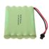 12V AA 1800mAh Ni-MH Big SM Plug Battery Eco-Friendly High-Capacity Rechargeable for Model Airplanes