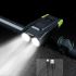 Luzes de bicicleta 2x T6 2400 lumens USB recarregável bicicleta luz front
