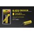 Nitecore 18650 NL1826 2600 3.7V 9.6Wh bateria recarregável li-ion