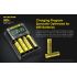 Nitecore UMS4 Intelligent USB Four-Slot Carregador Superd para 18650/21700/26650/20700/18350/16340 (RCR123) / 14500/10440 Baterias