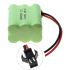 Ni-MH AA 7.2V 1800mAh SM Plug 6 * AA Bateria