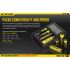 Nitecore D4 Digicharger LCD Display Bateria Nitecore Carregador Inteligente 2.0 Fit Li-ion 18650 14500 16340 26650