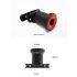 XLite100 Intelligent Bike Tail Light USB Bicicleta Inteligente Freio Luz traseira Luz de Segurança Visual Aviso Lanterna