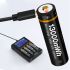 BESTON 18650 3,7 V 3500 mAh bateria de lítio recarregável Micro USB