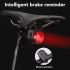 ANTUSI A8 Bicicleta de estrada anti-roubo, trava de alarme, freio automático, ciclismo, luz traseira, controle remoto, luz traseira, bicicleta, MTB, sem fio, campainha
