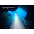UV 395-400nm Lanterna de mergulho 15x2 luz branca / 4x luz vermelha / 4x luz UV LED lanterna de tocha de mergulho