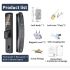 3D Face Smart Door Lock Security Camera Monitor with Intelligent Fingerprint Modern Home Security System