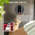 Tuya Smart 1080P WiFi Peephole Camera with Real-Time Motion Detection 120-Degree View for Home Security