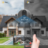 Tuya Smart 1080P WiFi Peephole Camera with Real-Time Motion Detection 120-Degree View for Home Security
