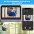 Tuya Smart 1080P WiFi Peephole Camera with Real-Time Motion Detection 120-Degree View for Home Security