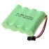 4.8V AA 1800mAh Ni-MH SM Plug Rechargeable Battery High Capacity Eco-Friendly Power for Toys and Cameras