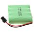4.8V AA 1800mAh Ni-MH SM Plug Rechargeable Battery High Capacity Eco-Friendly Power for Toys and Cameras