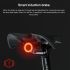 MEROCA MX2 luz traseira de freio com sensor inteligente luz traseira para bicicleta de montanha de carregamento USB para bicicleta de estrada noturna