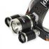 BORUIT RJ-3000 LED farol t6 luz branca e 2 x xpe r5 luz verde led farol