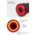 XLite100 Intelligent Bike Tail Light USB Bicicleta Inteligente Freio Luz traseira Luz de Segurança Visual Aviso Lanterna