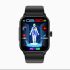 ET540 Blood glucose ECG Body temperature Blood pressure Blood oxygen Heart rate Bluetooth call Smartwatch Fitness Tracker