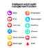 ET570 Blood Glucose Smart Watch ECG Heart Rate Blood Pressure Smartwatch