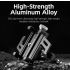 ROCKBROS Durable Motorcycle Phone Holder Versatile CNC Aluminum Alloy Bike Accessory with Five Claws Secure Fit