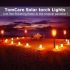 Luzes solares atualizadas, mosca impermeável Chamas Tochas Luzes Ao Ar Livre Holofotes Solar Decoração Da Paisagem Iluminação Crepúsculo para Dawn Auto On / Off Segurança Torch Light for Patio Driveway