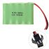 Eco-Friendly 6V 1800mAh Ni-MH SM Plug Rechargeable Battery Pack for Toys and Remote-Controlled Vehicles