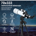 Bossdun 333X Professional Astronomical Telescope for Kids Large Objective Lens for Moon Observation and Stargazing