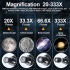 Bossdun 333X Professional Astronomical Telescope for Kids Large Objective Lens for Moon Observation and Stargazing