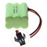 Eco-Friendly 7.2V AA 1800mAh Ni-MH Rechargeable Battery Pack High Capacity for Toy Cars Model Planes