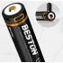 BESTON 18650 3,7 V 3500 mAh bateria de lítio recarregável Micro USB
