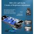 APEXEL 200X Microscope Lens with CPL Mobile LED Light for iPhone Samsung Perfect for Macro Photography