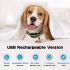 Dispositivo anti-latido inteligente para cães de estimação USB elétrico ultrassônico para treinamento de cães Coleira de cão para batida de latidos de vibração anti-latidos