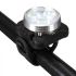USB recarregável bicicleta luz HJ-030 3 LED 4 modos impermeável branco / vermelho bicicleta