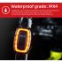 Luz traseira para bicicleta MEILAN X6 Smart Farol traseiro para bicicleta USB recarregável impermeável para ciclismo freio de segurança LED farol traseiro