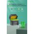 8-Slot Charger Smart Flip Top Compartment with Type-C Port for Efficient Charging of AA Lithium Batteries