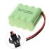 9.6V AA 1800mAh Ni-MH SM Plug Rechargeable Battery Eco-Friendly High Performance for Model Airplanes