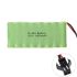 9.6V AA 1800mAh Ni-MH Rechargeable Battery SM Plug for Remote-Controlled Vehicles Eco-Friendly High-Capacity