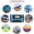 MPPT Solar Charge Controller 30/40/50/60/100A Controlador Solar Painel Solar Regulador de Bateria Dual USB 5V Display LCD