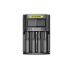Nitecore UMS4 Intelligent USB Four-Slot Carregador Superd para 18650/21700/26650/20700/18350/16340 (RCR123) / 14500/10440 Baterias