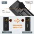 NiteBeam BR05 luzes de bicicleta 5x T6 5000 lumens USB recarregável bicicleta luz frontal e bicicleta cauda luz