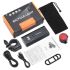NiteBeam BR05 luzes de bicicleta 5x T6 5000 lumens USB recarregável bicicleta luz frontal e bicicleta cauda luz