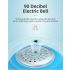 Campainha de ciclismo elétrica ROCKBROS 90 dB buzina à prova de chuva MTB guiador de bicicleta sílica gel shell anel campainha de bicicleta acessórios de bicicleta